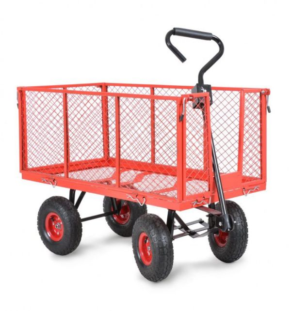 Transpordi käru / Aiakäru / traktori haagis HECHT 52184 kõrgete äärtega Rent - Image 4