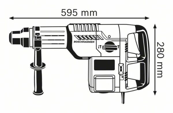 Puurvasar - Piikvasar Bosch GBH11DE SDSmax 18J 11,1kg Rent - Image 2