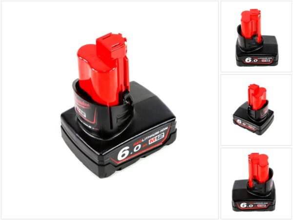 Milwaukee Lisa Aku 12V M12 B6 6Ah Rent - Image 2