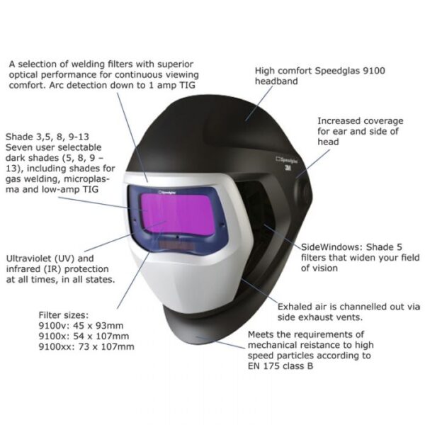 Isetumenev keevitusmask Speedglas 3M 9100 XX - Image 3