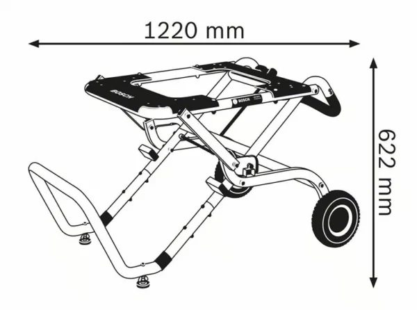 BOSCH Saepink GTS 10 XC +  Töölaud GTA 60 W - Image 4