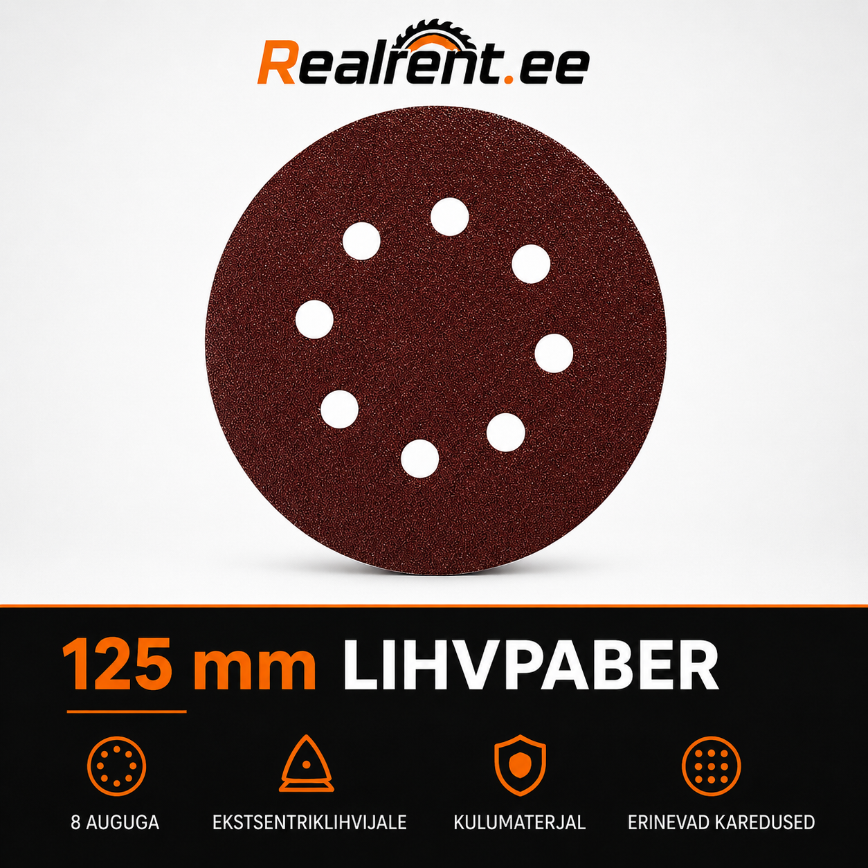Lihvpaber 125mm - kulumaterjal