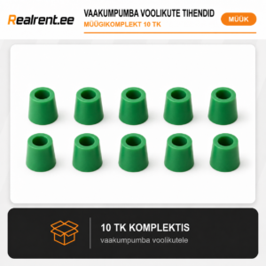 Vaakumpumba voolikute tihendid müügikomplekt 10 tk Realrent.ee tootepilt