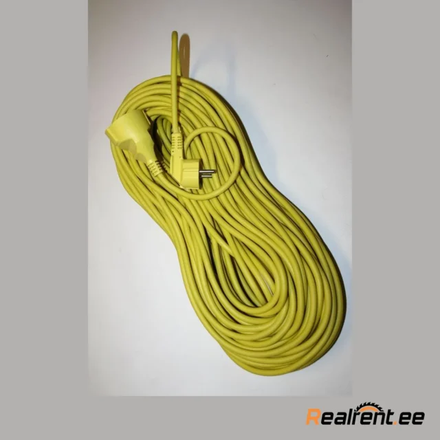 Pikendusjuhe 50m. Kaabel 2 X 1,5mm – Realrent.ee