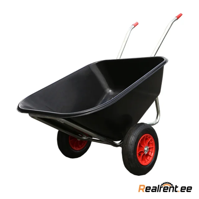 Transpordi käru / Aiakäru / 160L kõrgete äärtega – Realrent.ee