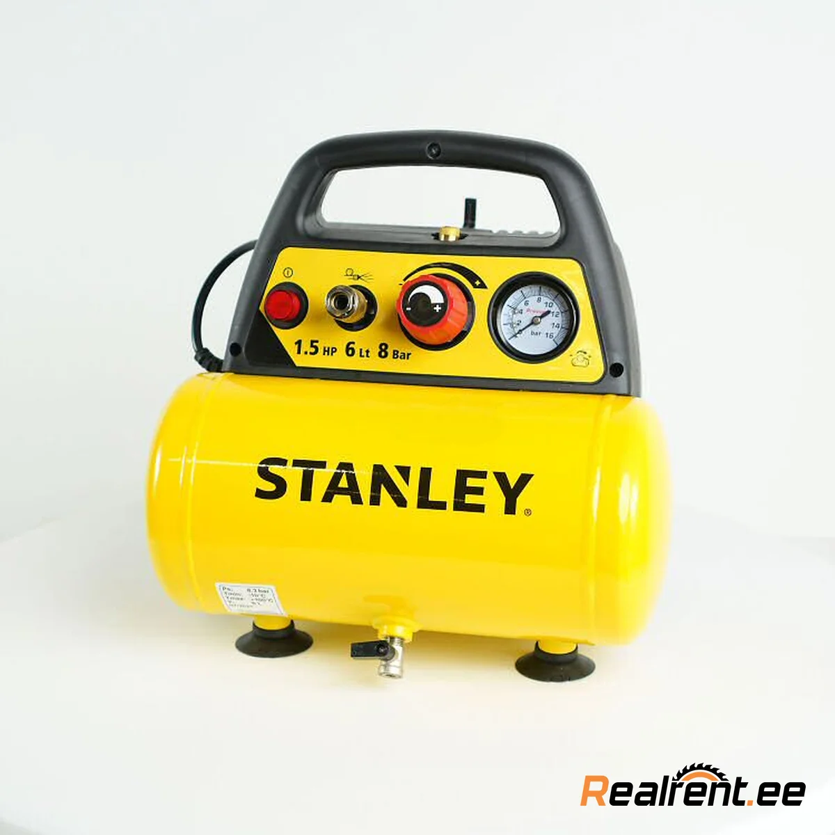 Kompressor 1,1kwHC Stanley 6L – Realrent.ee