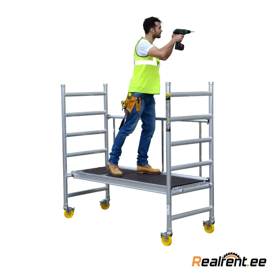Kokkuklapitav tööplatvorm 0,6x1,8m - telling – Realrent.ee
