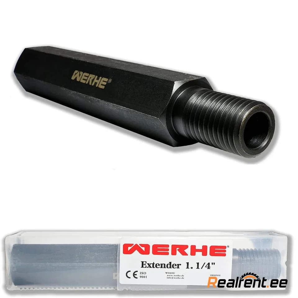 Teemantpuuri pikendus 200mm - Keere: 1 1/4” (1,25”) (1/2-tolline UNC) – Realrent.ee